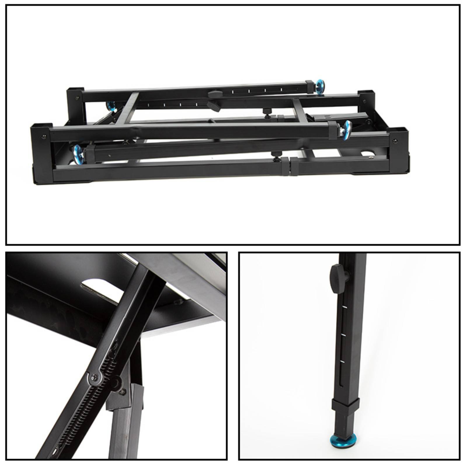 Music Stand Folding - Opvouwbare toetsenbordstandaard Draagbare verstelbare toetsenbordstandaard Muziekinstrumentaccessoire