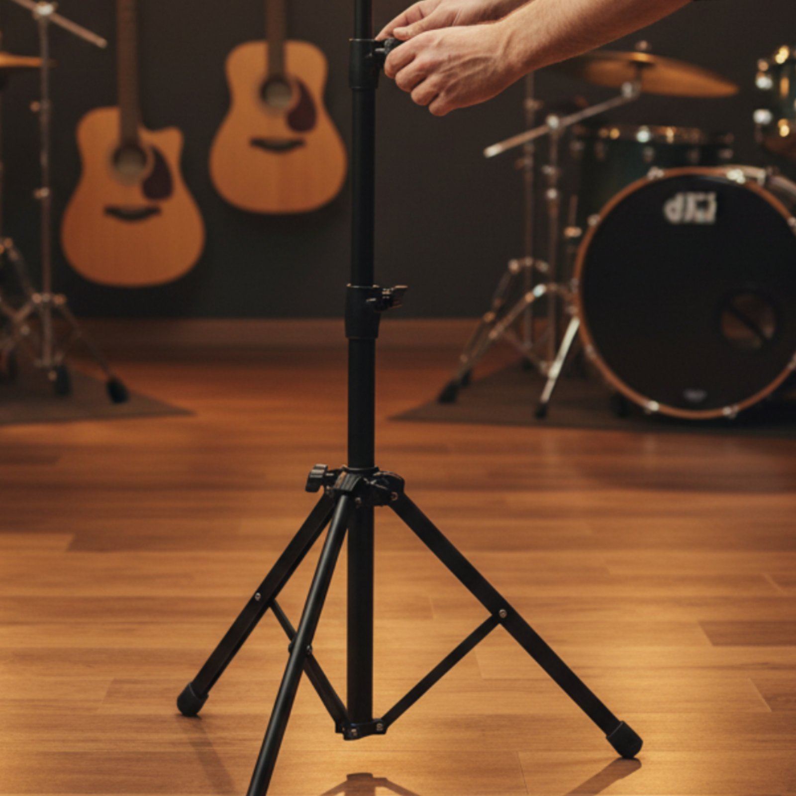 Music Stand Folding - Koebelstandaard Draagbare opvouwbare koebelhouder Bell Mount