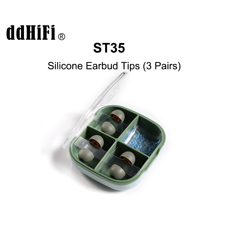 Audio Music App - DD ddHiFi ST35 D-Tips Siliconen oordopjes
