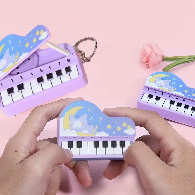 Audio Music Maker - Een schattige, miniatuur piano-sleutelhanger voor op