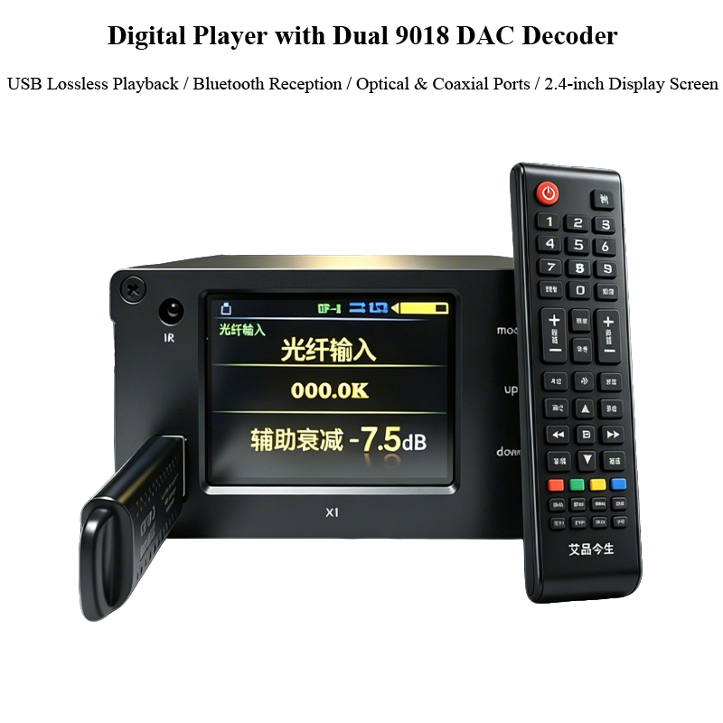 Audio Music App - Dual ES9018K2M digitale audiospeler DSD512 HIFI
