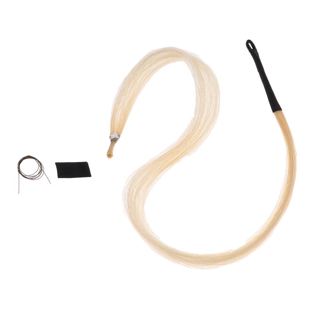 Violin Rosin Bow - Echte Mongoolse Paardenstaart Haar Muziekinstrument Erhu