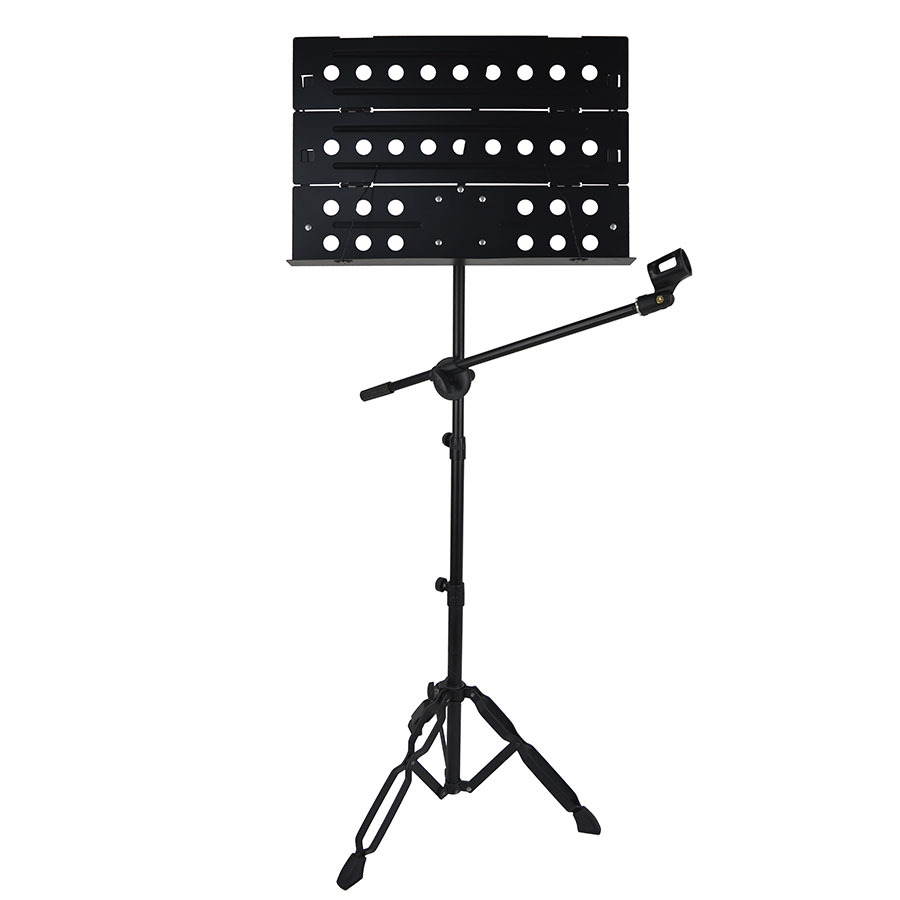 Music Stand Folding - 2-in-1 gemarkeerd windframe opvouwbare muziekstandaard, verdikt