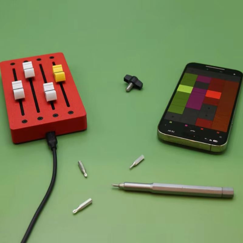 Audio Music Software - MIDI-controller CC-controller Fader 4-kanaals audio-interface USB
