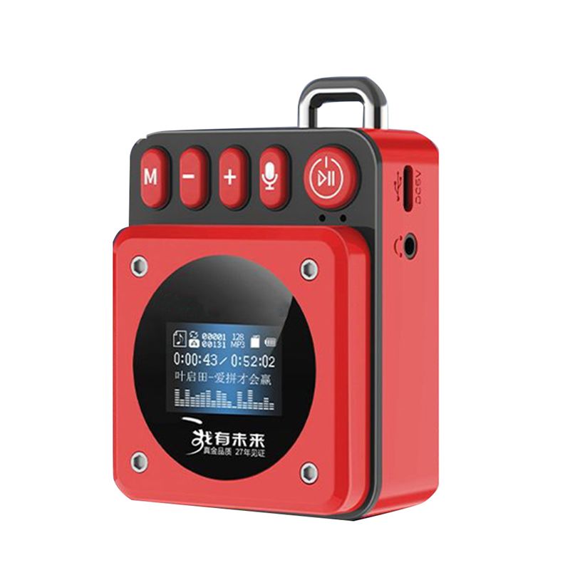 Audio Music To Lyrics - RISE-MP3 Muziekspeler Recorder Mini draagbare Bluetooth-luidspreker
