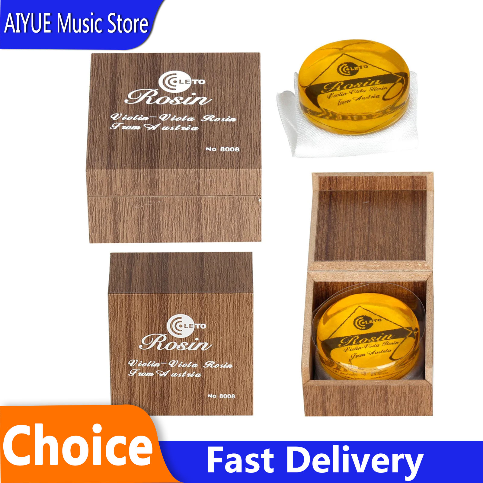 Violin Rosin Bow - LETO Vioolhars Rosin 8008 Viool Altviool