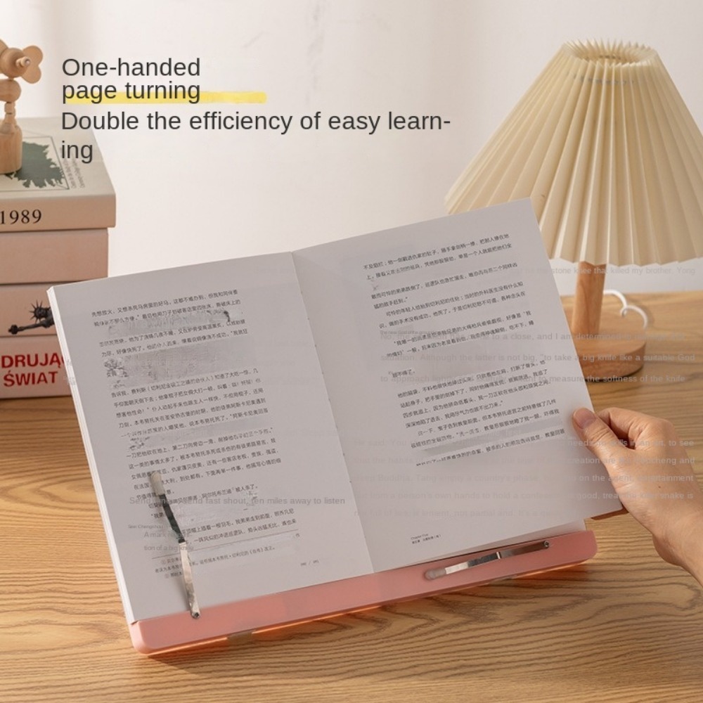 Music Stand Folding - Nieuwe verstelbare boekensteunstandaard Opvouwbare draagbare leesboekenstandaard