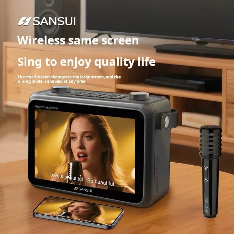 SANSUI K115 LED-scherm 10,1-in - Audio Music To Lyrics recensie en prijs