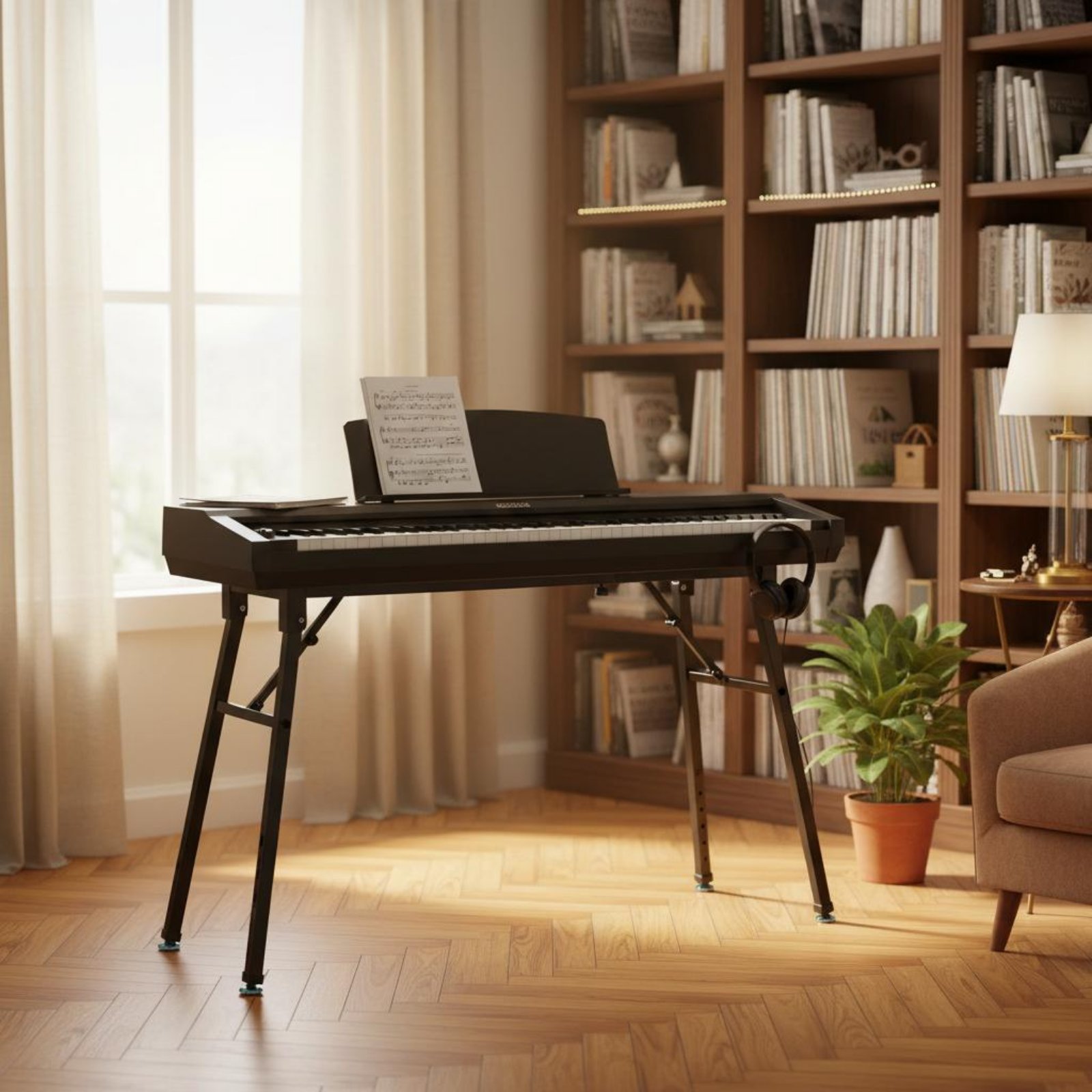 Opvouwbare toetsenbordstandaar - Music Stand Folding recensie en prijs