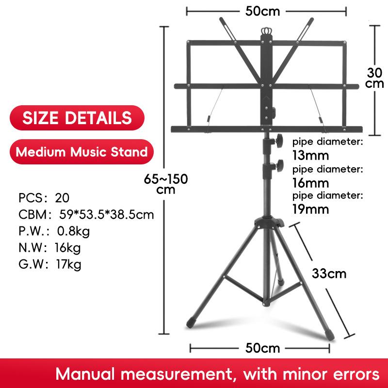Nieuwe muziekstandaard 2 in 1, - Music Stand Folding recensie en prijs