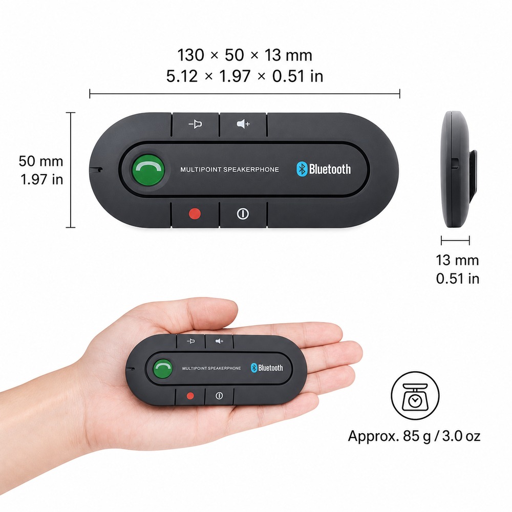 Bluetooth 4.1 Autoluidspreker  - Audio Without Music recensie en prijs