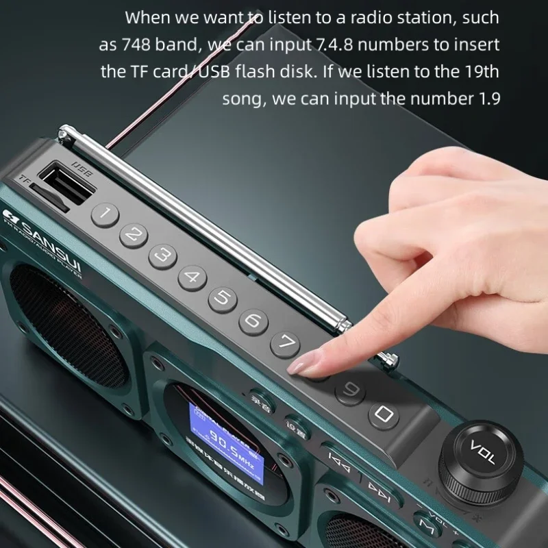 Draagbare F28 FM-radio Hi-Fi-g - Audio Music To Lyrics recensie en prijs