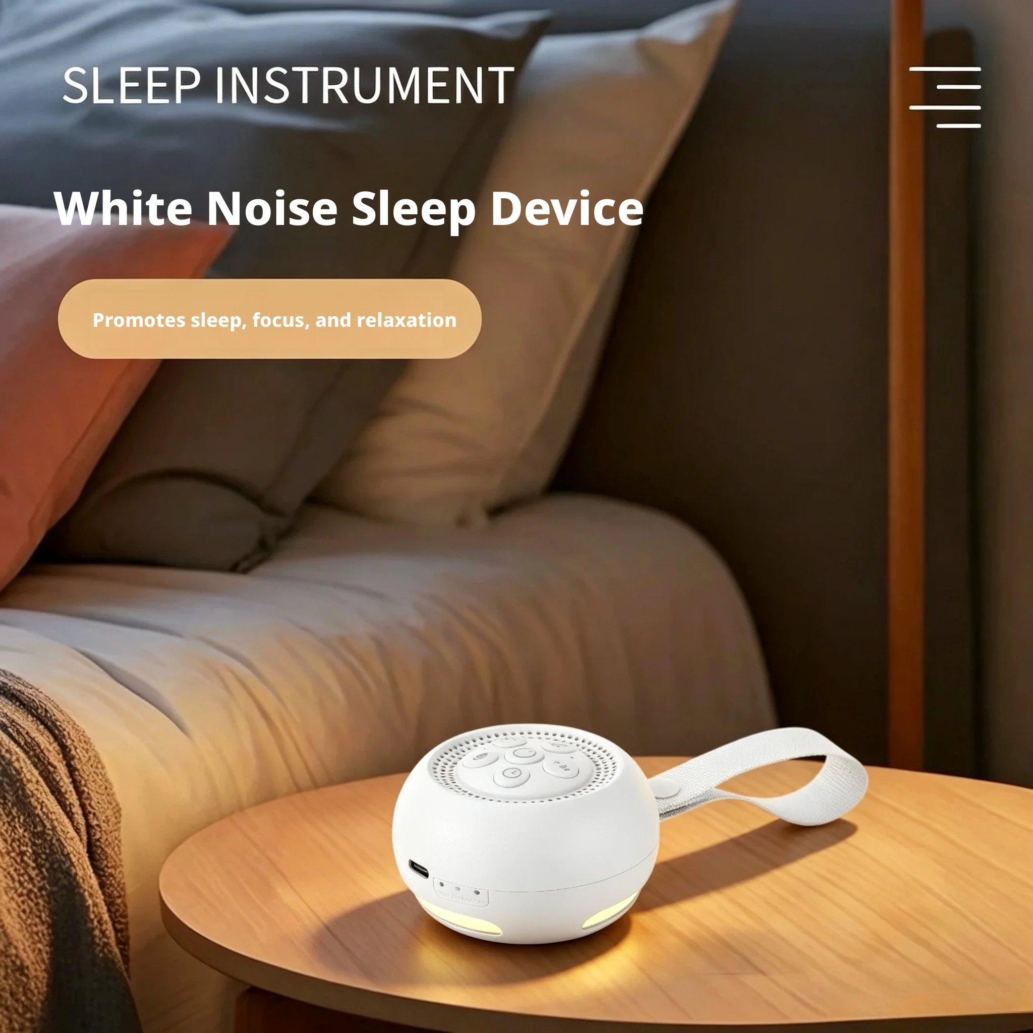 Baby slaapmachine met witte ru - Audio Music Maker recensie en prijs