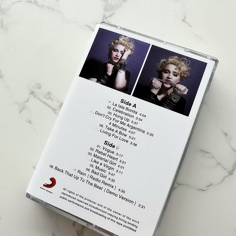 Europese Amerikaanse popcasset - Audio Music To Lyrics recensie en prijs