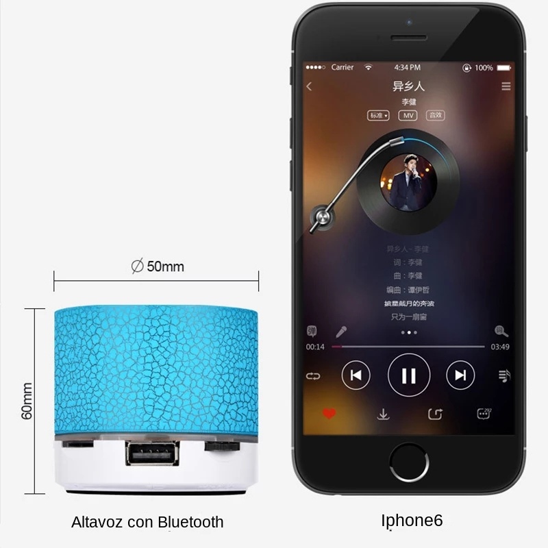 Mini draagbare buitenspeaker B - Audio Music App recensie en prijs